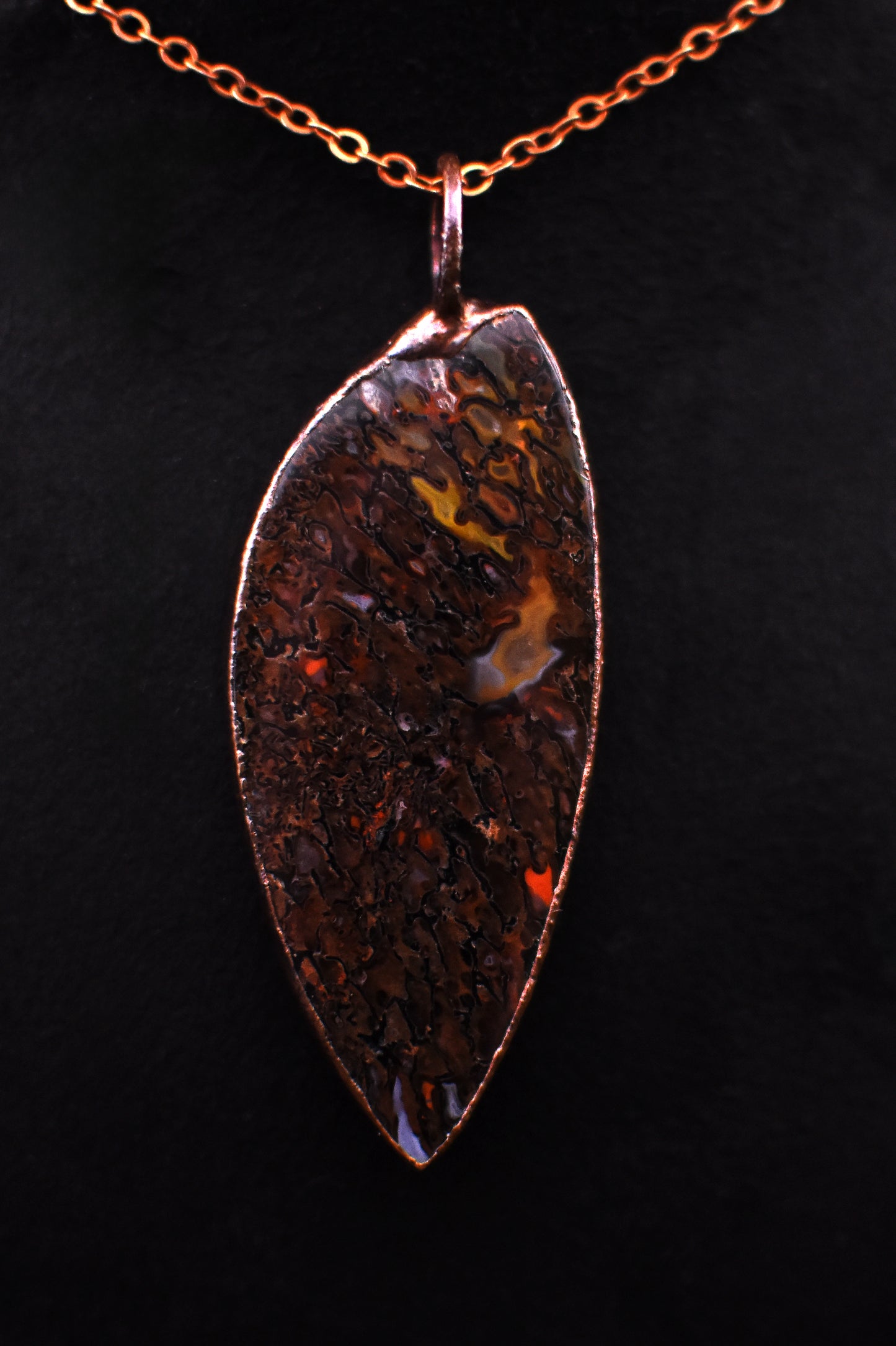 Dinosaur Gembone Necklace