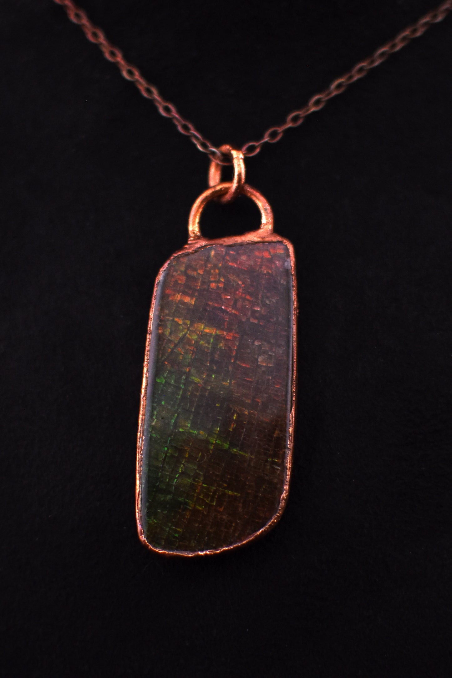 Dragon Scale Ammolite Necklace