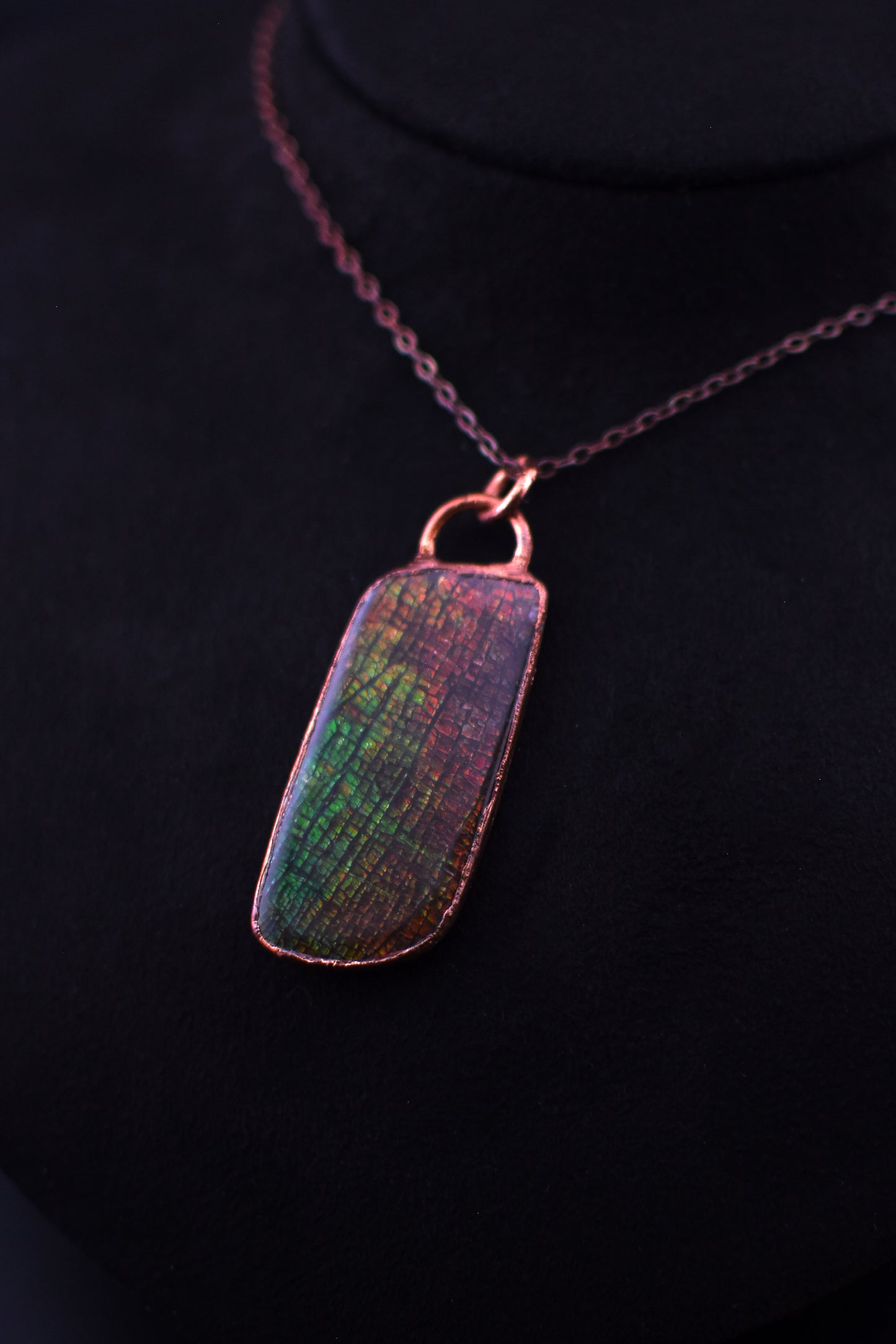 Dragon Scale Ammolite Necklace