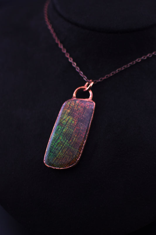 Dragon Scale Ammolite Necklace