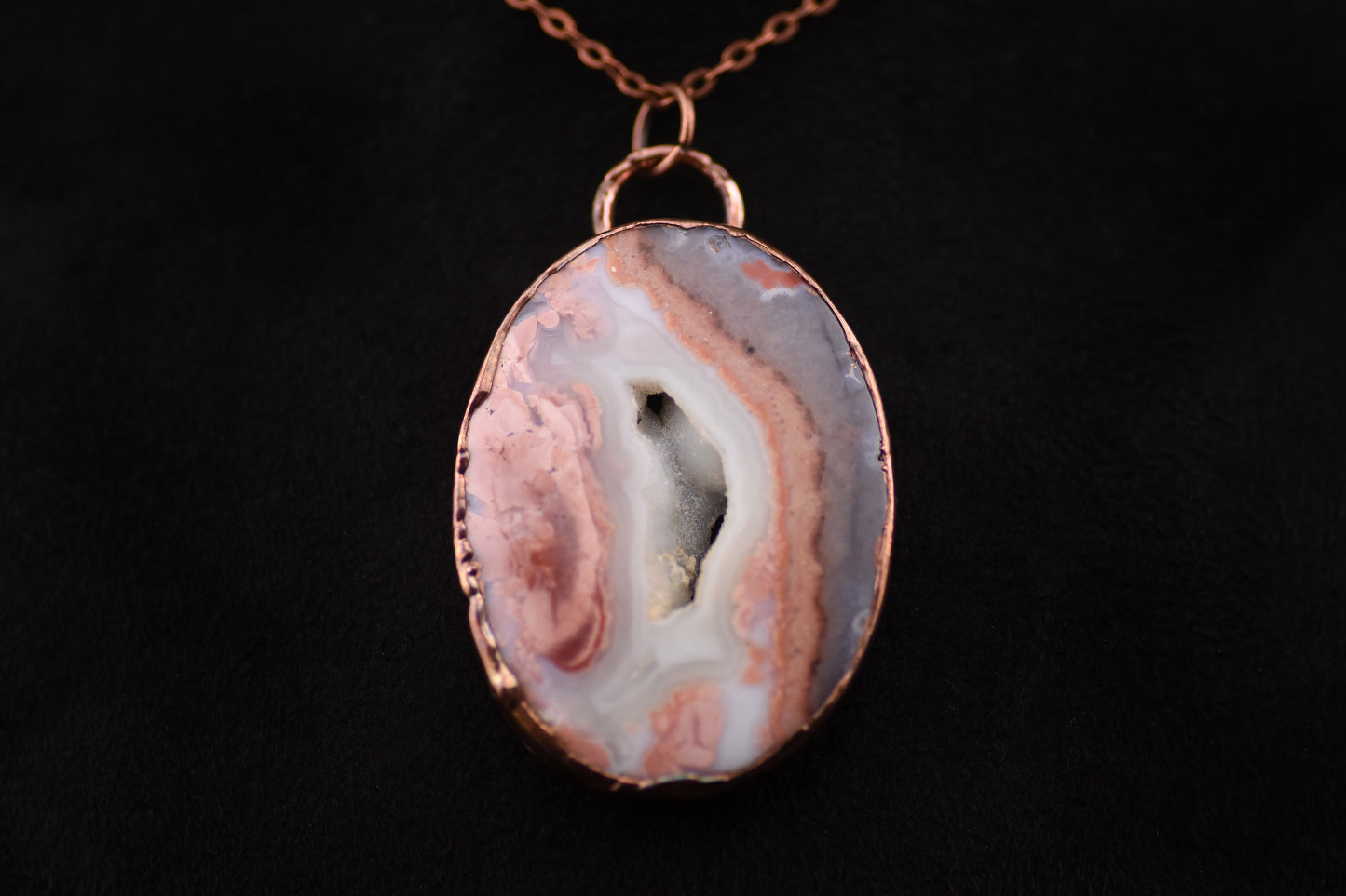 Cotton Candy Agate Necklace
