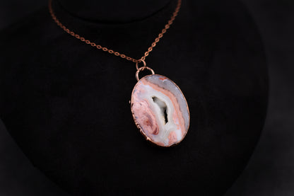 Cotton Candy Agate Necklace