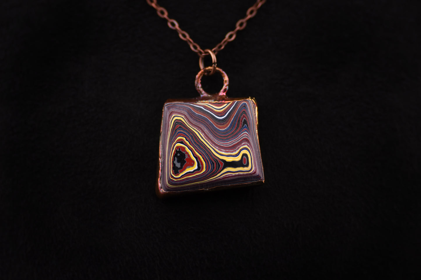 Corvette Fordite Necklace