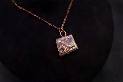 Corvette Fordite Necklace