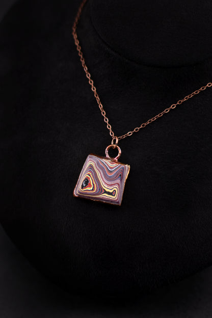 Corvette Fordite Necklace