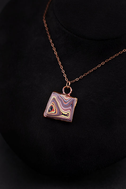 Corvette Fordite Necklace