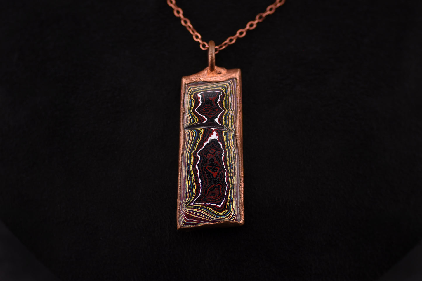 Corvette Fordite Necklace