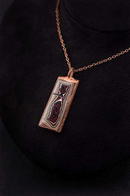 Corvette Fordite Necklace