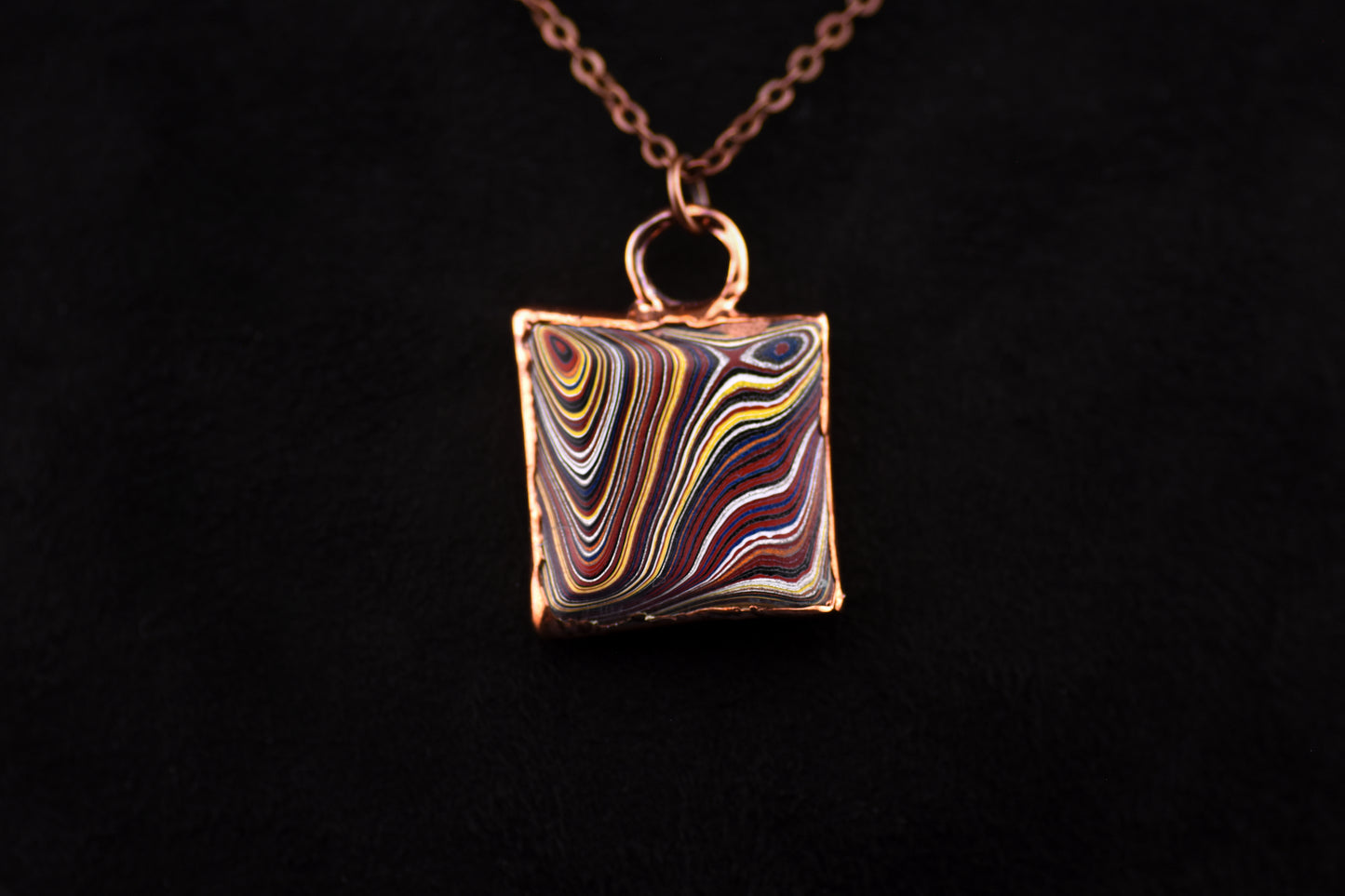 Corvette Fordite Necklace