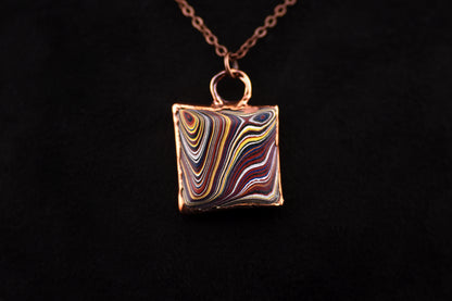 Corvette Fordite Necklace