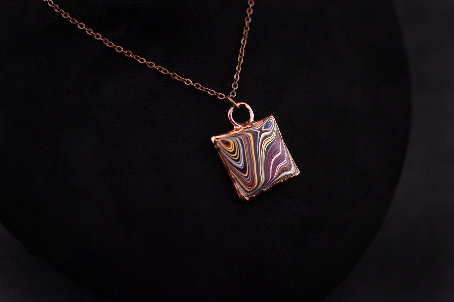 Corvette Fordite Necklace