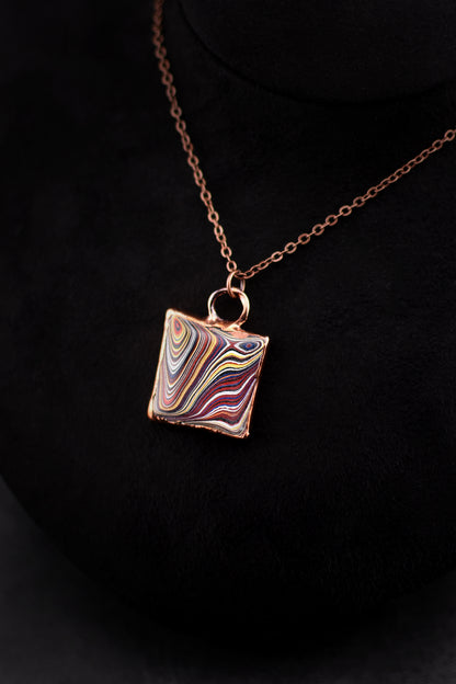 Corvette Fordite Necklace