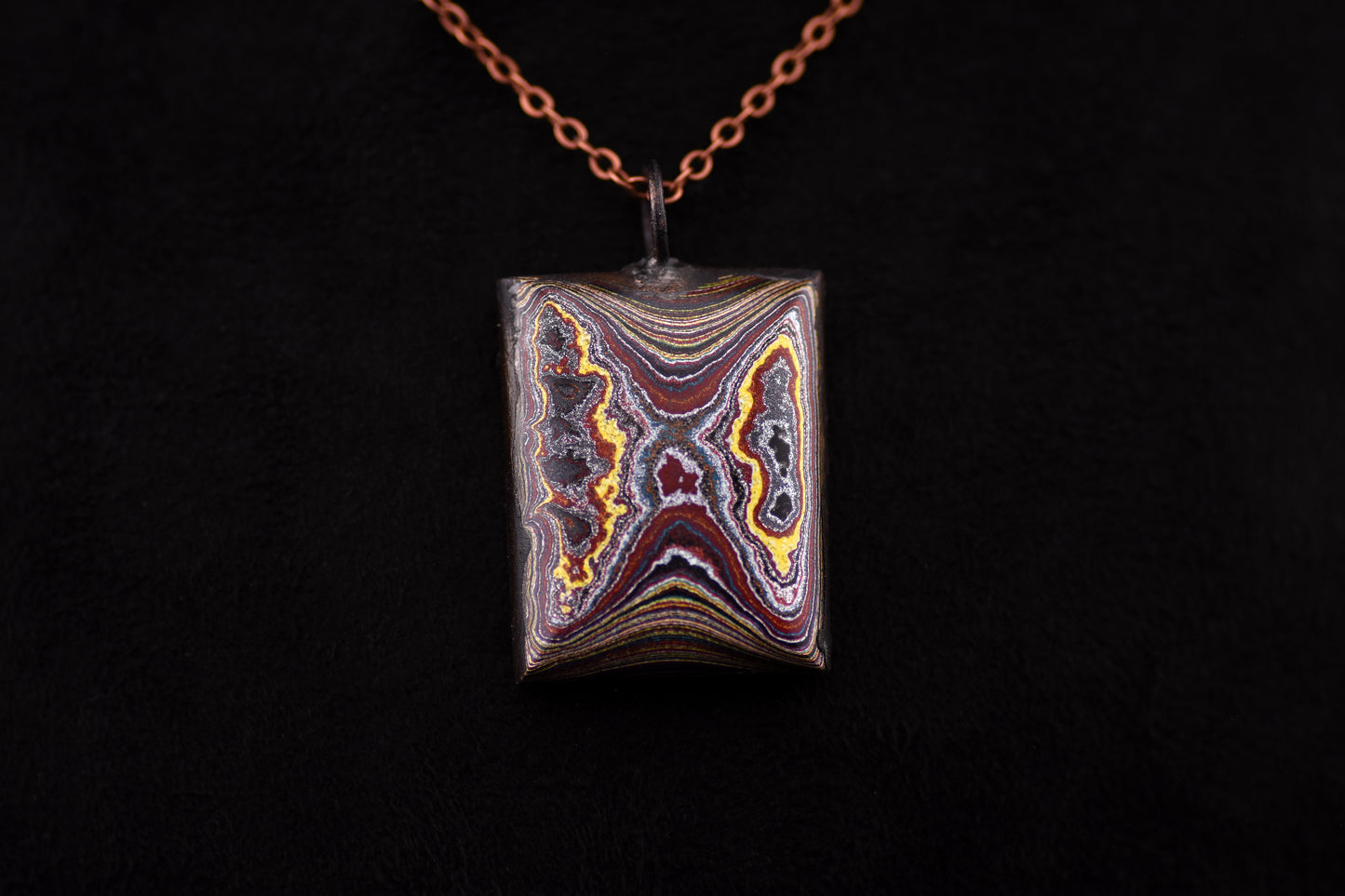 Corvette Fordite Necklace