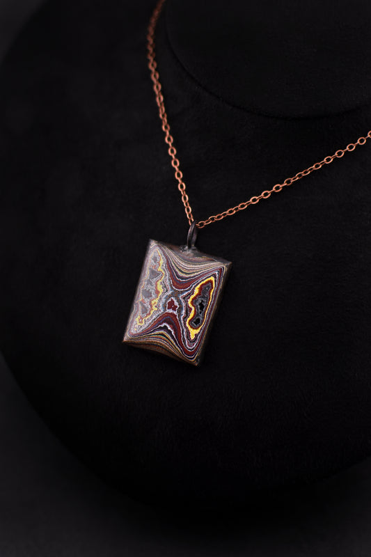Corvette Fordite Necklace