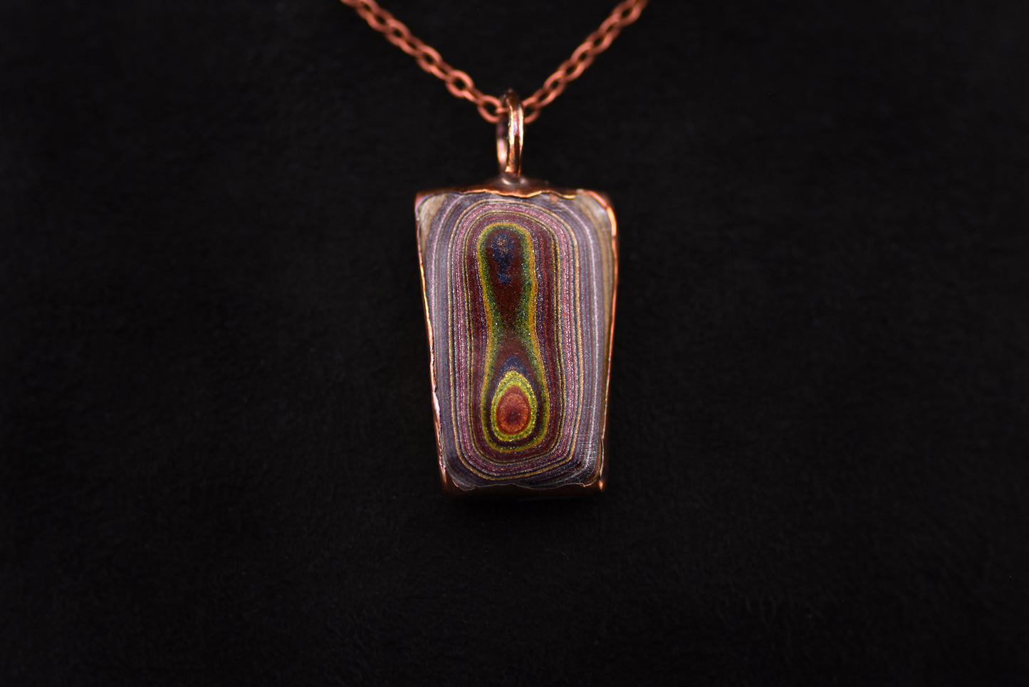 Corvette Fordite Necklace