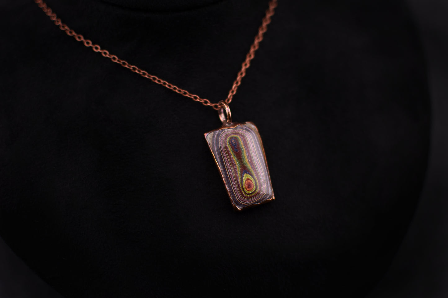 Corvette Fordite Necklace