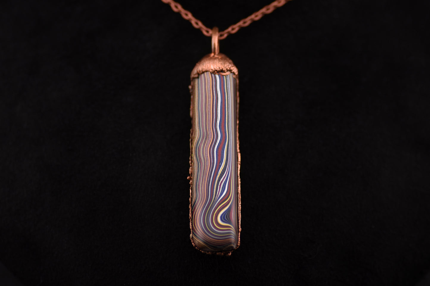 Corvette Fordite Necklace