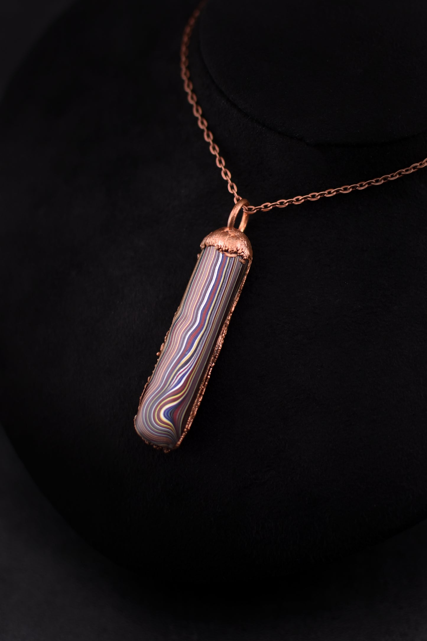 Corvette Fordite Necklace