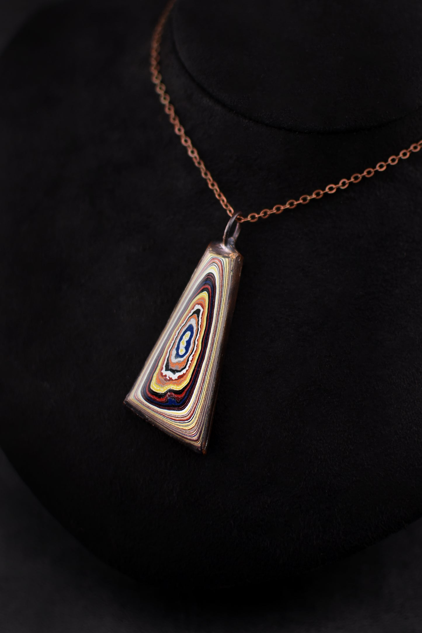 Corvette Fordite Necklace