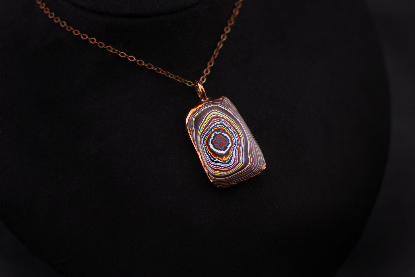 Corvette Fordite Necklace