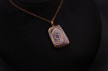 Corvette Fordite Necklace