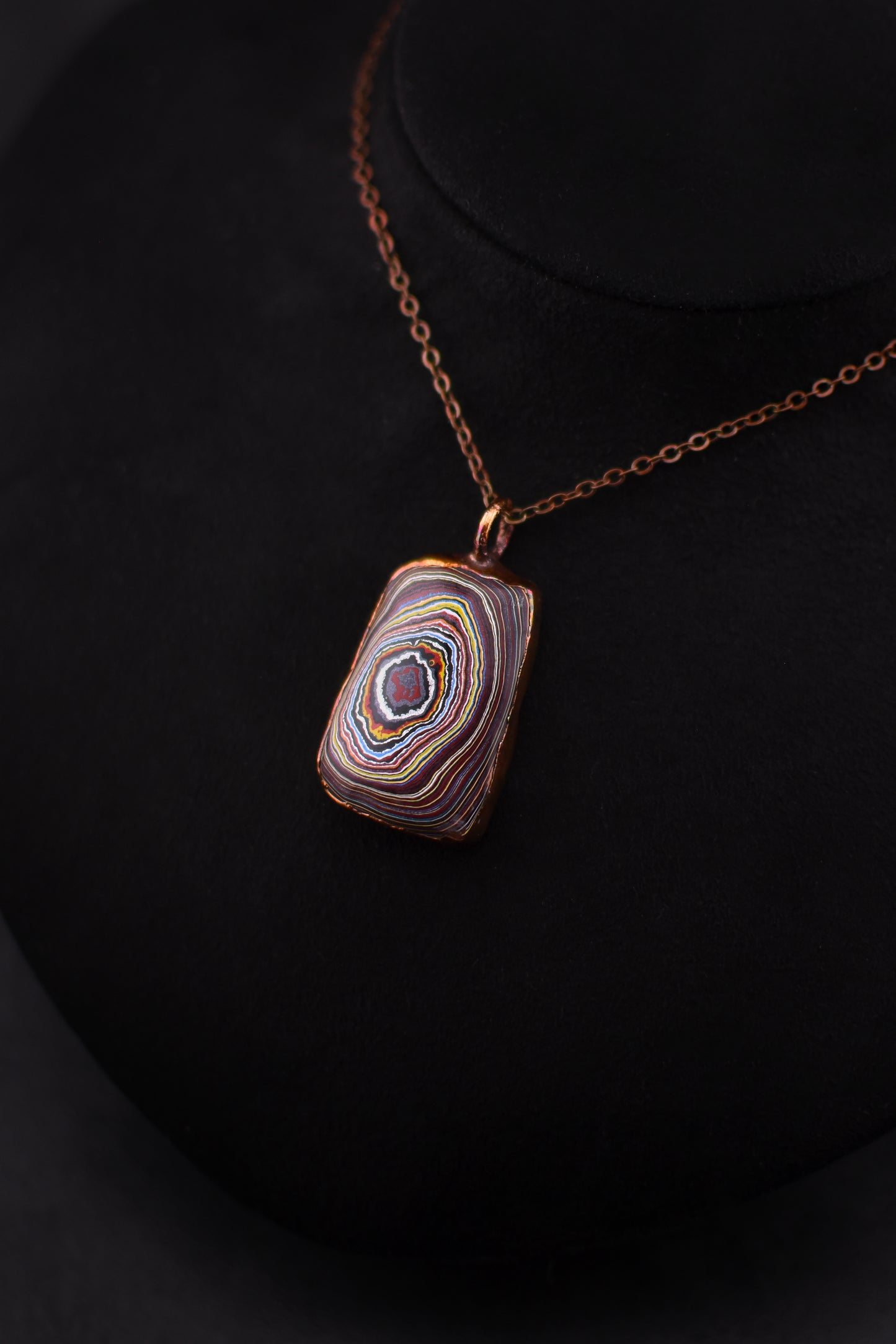 Corvette Fordite Necklace