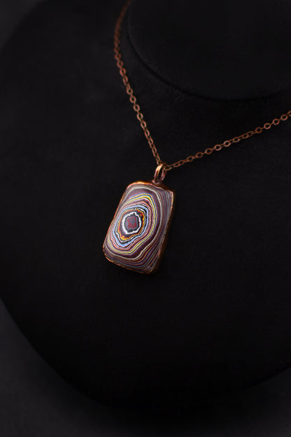 Corvette Fordite Necklace
