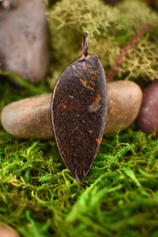 Dinosaur Gembone Necklace