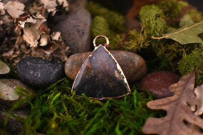 Graveyard Pass Plume Agate Necklace