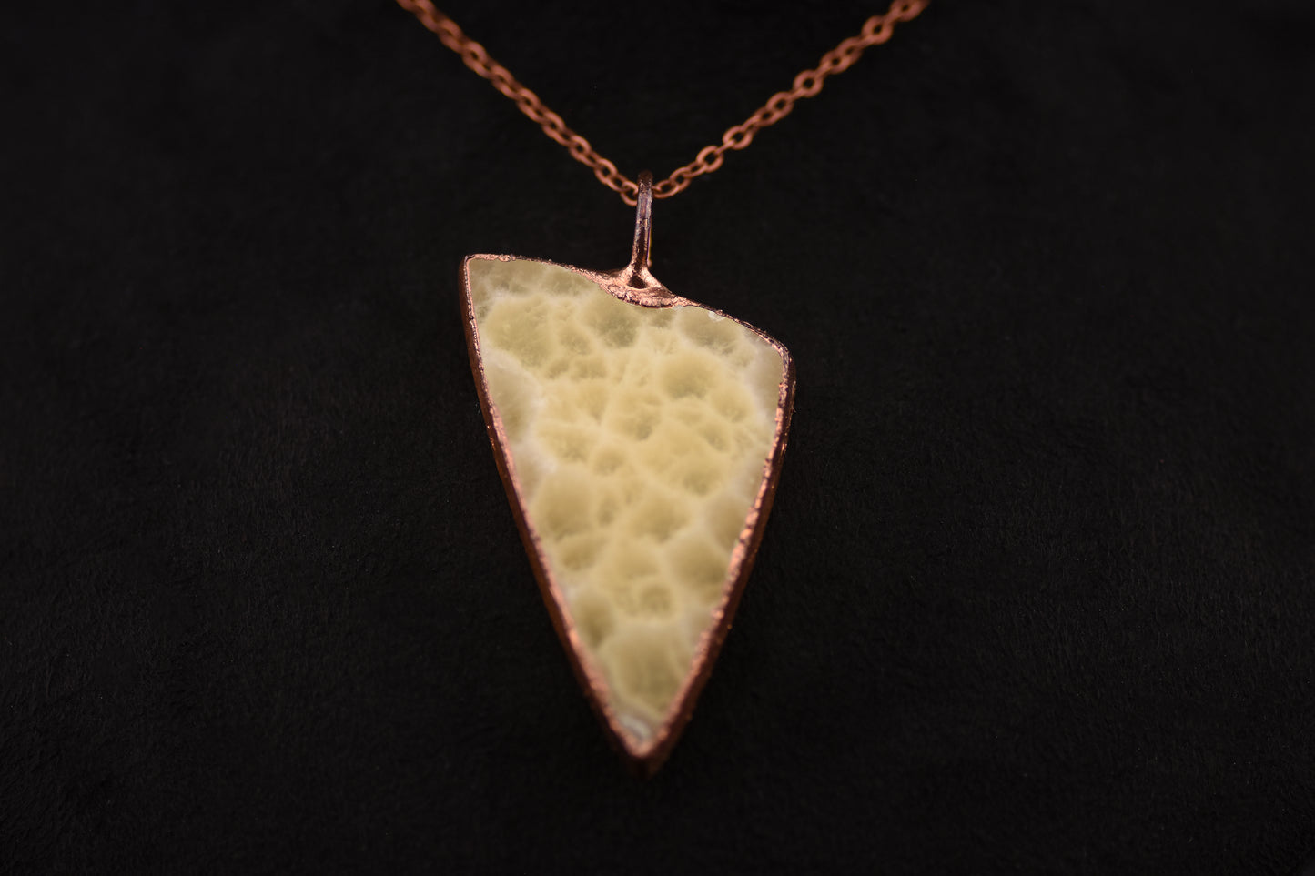 Honeycomb Calcite Necklace