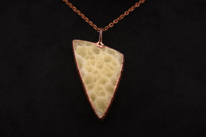 Honeycomb Calcite Necklace