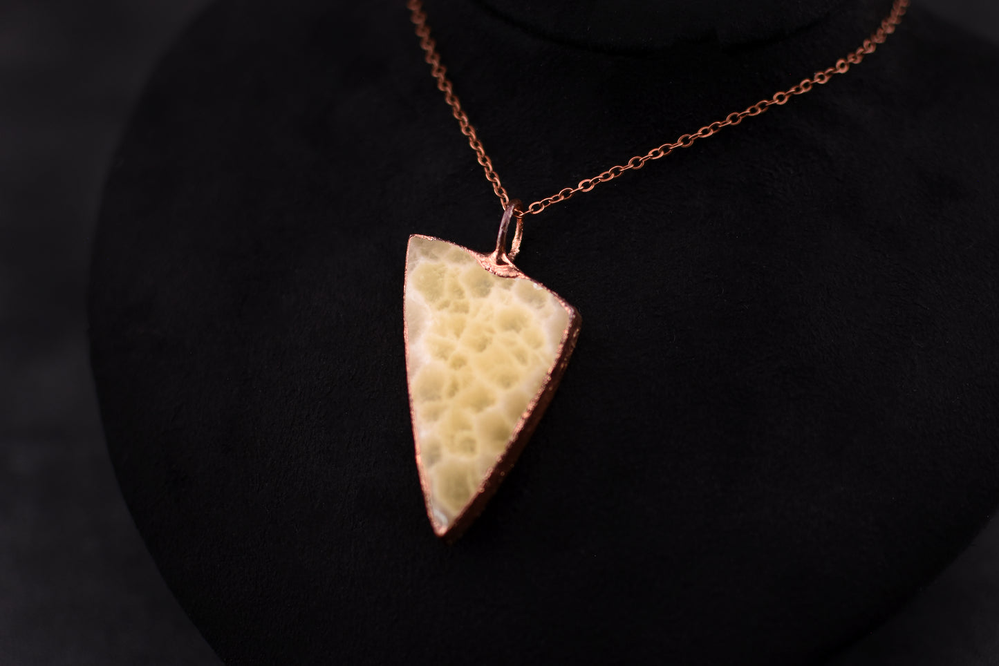 Honeycomb Calcite Necklace