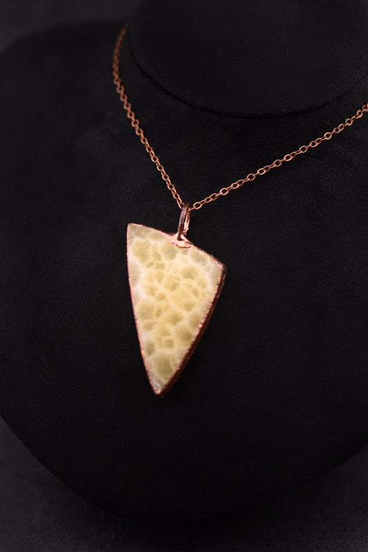 Honeycomb Calcite Necklace
