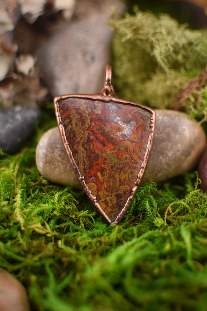 Moroccan Seam Agate Necklace
