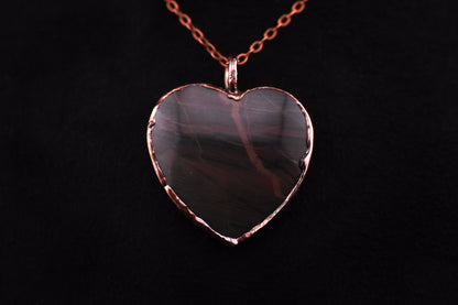 Sumatra Jasper Heart Necklace