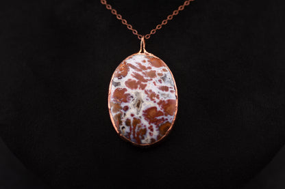 Wingate Pass Plume Agate Necklace