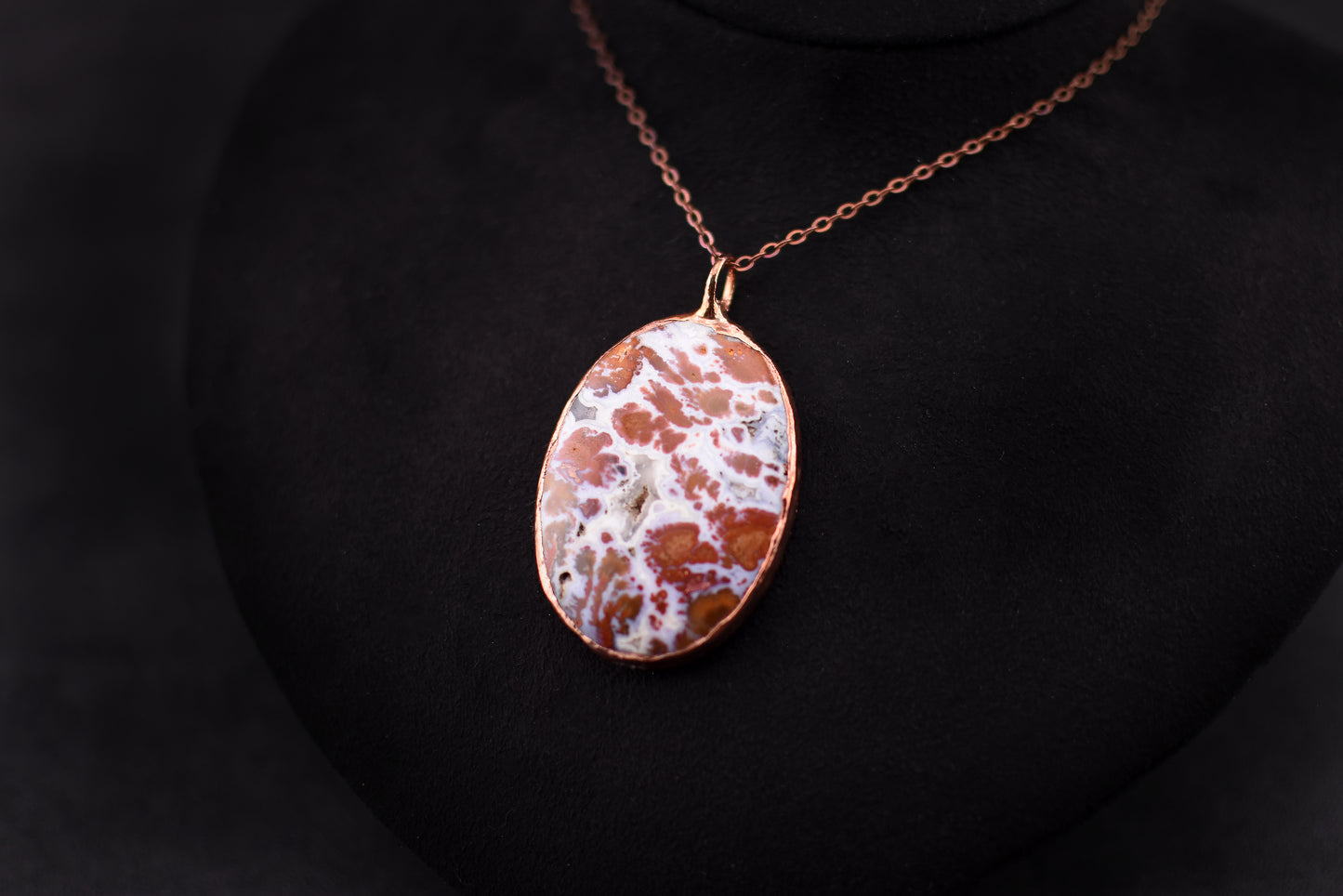 Wingate Pass Plume Agate Necklace