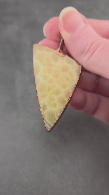 Honeycomb Calcite Necklace