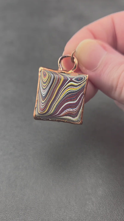 Corvette Fordite Necklace