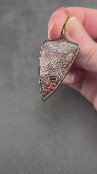 Mexican Crazy Lace Agate Necklace