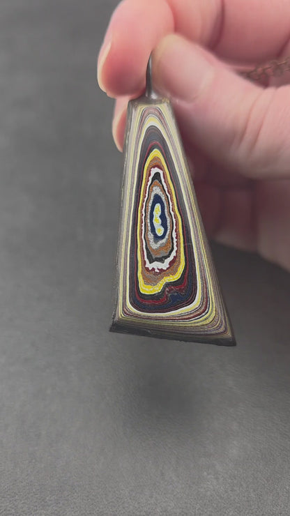 Corvette Fordite Necklace