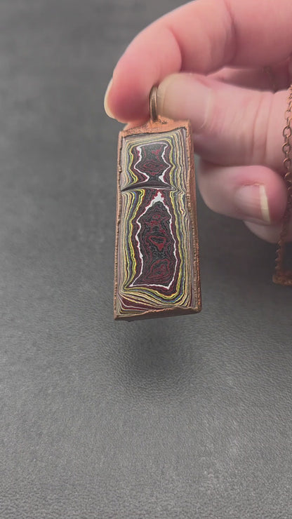 Corvette Fordite Necklace