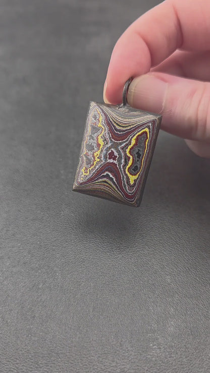 Corvette Fordite Necklace