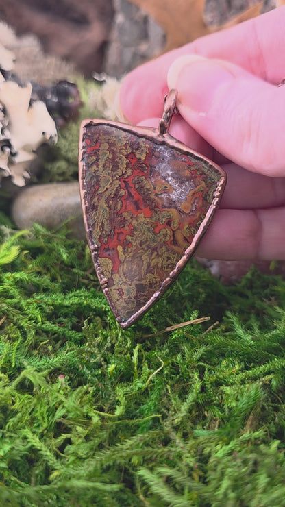 Moroccan Seam Agate Necklace