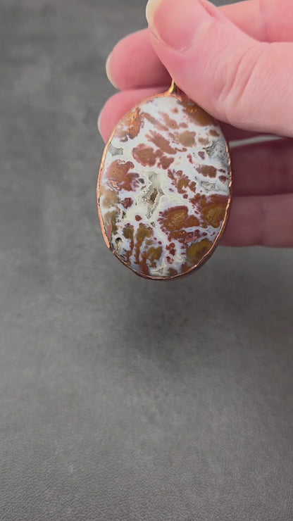 Wingate Pass Plume Agate Necklace