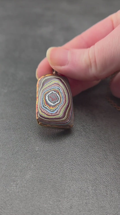 Corvette Fordite Necklace