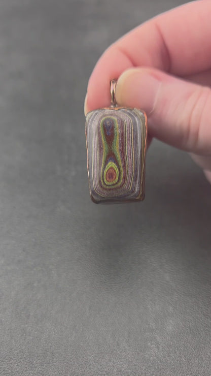 Corvette Fordite Necklace
