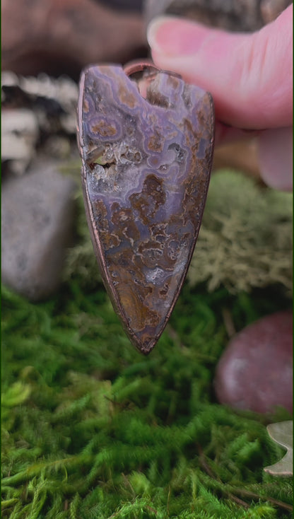 Mulligan Peak Moss Agate Necklace